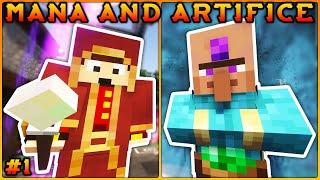 MANA AND ARTIFICE  BASICS 1.16.5 !!! Pt1 | Minecraft Mod Showcase