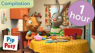 Pip and Posy Video to Watch Whilst You Eat! | @pipandposy | 1 Hour of Cartoons | Compilation