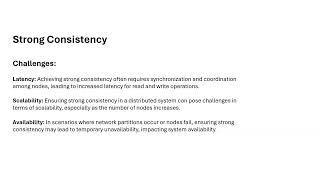 XXXXX - Consistency Models | System Design Concepts | High Level Design
