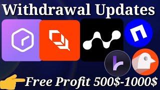 Withdrawal Profit Updates || Check & Earn Money || Free Airdrops