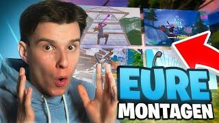 Ich REAGIERE auf EURE Fortnite MONTAGEN in Chapter 4 Season 3!  - (sehr unerwartet..)