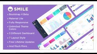 Smile - Bootstrap 4 Admin Dashboard Template + UI Kit | Themeforest Templates