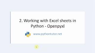 Python - How to read Excel Sheet with Openpyxl - 1