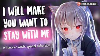 Yandere Wolf Warms You Up ️ [Personal Attention | Monster Girl | Tail | F4A Asmr Audio Roleplay]