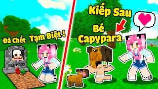 REDHOOD THỬ THÁCH 24 GIỜ LÀM EM BÉ CAPYBARA TRONG MINECRAFT*REDHOOD TROLL MỀU BẰNG CHUỘT LANG NƯỚC