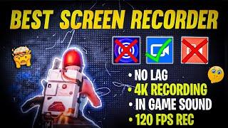 Best Screen Recorder For Gaming No Lag | Android Screen Recorder For Low End Devices For BGMI & PUBG