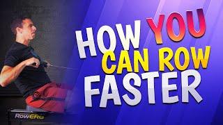 How to Row Faster on the Rowing Machine