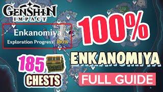 How to: Enkanomiya 100% FULL Exploration ⭐  ALL CHESTS GUIDE 【 Genshin Impact 】