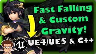 Fast Falling & Custom Gravity! | How To Make YOUR OWN SSB Game | Unreal & C++ Tutorial, Part 51