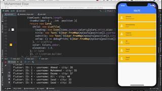 38  Flutter SQLite Listview data