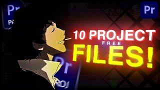 10 FREE Project Files / Editing Styles! - Premiere Pro AMV Pack