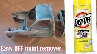 Easy Off model car paint trick