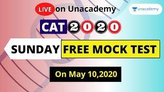 CATALYST | The Sunday Free Mock Test for CAT 2020 | Live on Unacademy.