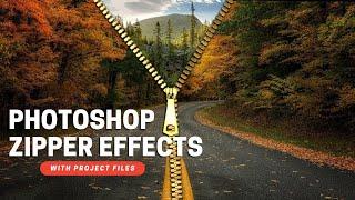 Photoshop Zipper Effects 2025  #photoshoptutorial #tutorial