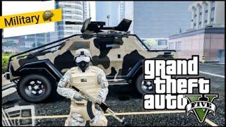 GTA V military outfit ||Military outfit|| [5 ⭐⭐⭐⭐⭐ wanted level - epic rage] || [🪖army vs bad cops]