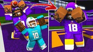 I GAVE JUSTIN JEFFERSON 99 SPEED IN ROBLOX FOOTBALL FUSION!