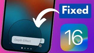 Fix iOS 16 Depth Effect Not Working on iPhone