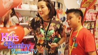 Family bonding with Kris, Bimby and Josh at Singapore