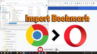 Import Google Chrome Bookmark To Opera Easily