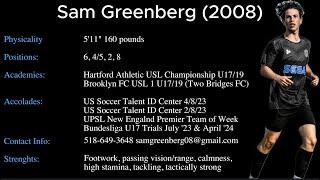 Sam Greenberg Highlight Video (Jan 2024)