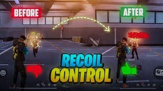 HEADSHOT ( RECOIL CONTROL ) // How to Control Recoil In free fire // INCREASE ACCURACY