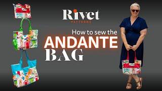 How to Sew the Rivet Patterns Andante Bag