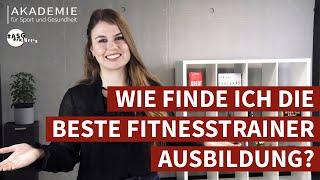 Wie finde ich die beste Fitnesstrainer Ausbildung? ASG erklärt's [2021]