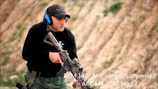 Suppressed AR-15 Transitions to Side Arm