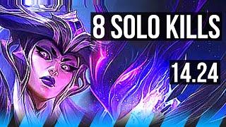 SYNDRA vs ORIANNA (MID) | 8 solo kills, 15/3/7 | NA Master | 14.24