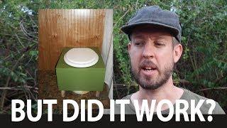 We used a simple composting toilet system for a whole year (and here's how it worked out)