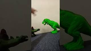 T-rex vs little dino #shorts #dinosaur