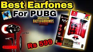 Best Earfones for PUBG mobile Under 599/Rs | Best handsfree for pubg | Audionic Prime X #unboxing