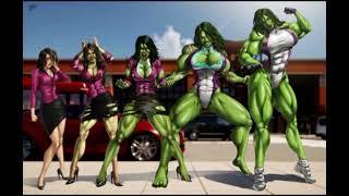 she hulk transformation(reupload video)