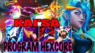 WILD RIFT KAI'SA ADC GAMEPLAY | PROGRAM HEXCORE - KAI'SA BUILD RUNES