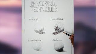 HOW TO RENDER. ( DIFFERENT RENDERING TECHNIQUES.)