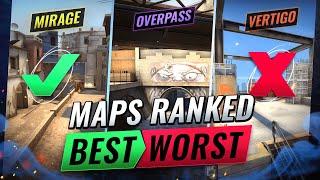 ULTIMATE SOLOQ Map Tierlist - CSGO Maps Ranked From Best to Worst - CS:GO