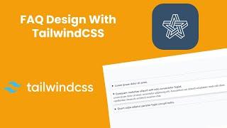 FAQ design using TailwindCSS v3 | Tailis #tailwind #tailwindcss #tailwindtutorial #tailwindv3.0