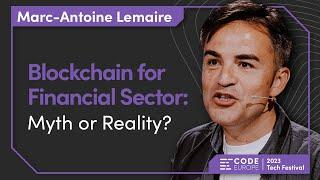 Marc-Antoine Lemaire (Euroclear) – "Blockchain for Financial Sector" at Code Europe 2023