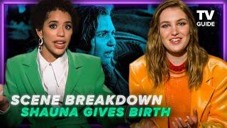 Yellowjackets Cast Breaks Down Shauna's Birthing Nightmare | Sophie Nélisse, Jasmin Savoy Brown