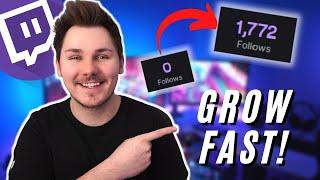 How To Get Followers On Twitch FAST! | THIS IS THE EASIEST WAY TO GAIN FOLLOWERS