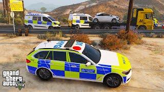 DANGEROUS PURSUIT IN UK POLICE MOD (GTA 5 LSPDFR Mod)