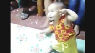 A one year old baby can dance it really hurts