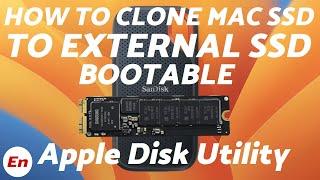 macOS How to CLONE Mac HDD to External SSD & Make it BOOTABLE Using Disk Utility for FREE!