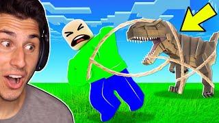 Baldi Carried A GIANT DINOSAUR! | Roblox