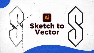 Convert Drawings (Sketches) to Vector in Illustrator — How to Use Adobe Illustrator (Part  10)
