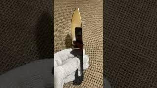 Полировка клинка в зеркало для сайта knife-klinok.ru