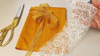 Summer Special yellow Trouser design with Pintucks and joint lace/ ख़ूबसूरत trouser/Palazzo Design