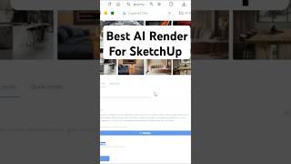 BEST AI TOOLS FOR SKETCHUP MODEL RENDER #trending #ai #render