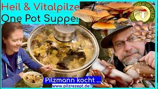 Heil& Vitalpilz Suppe - Der One Pott! Gesund! Schnell & Lecker Pilze zubereiten! Pilze Dezember 2024