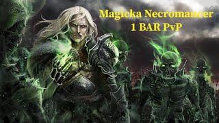 ESO Magicka Necromancer ONE BAR PVP Build & Gameplay